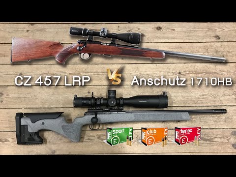 ปืนลูกกรดตัวท็อป CZ 457 LRP Vs ปืนเกรดแข่งขัน Anschutz 1710HB