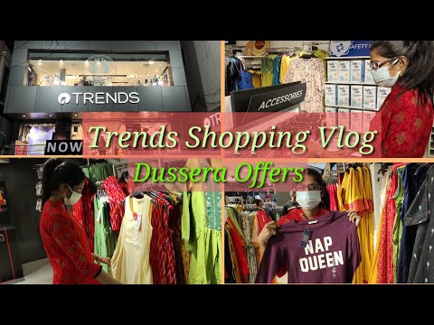 Trends Shopping Vlog//Dussera Offers & Huge Collection//Pressure due to Covid 😟😧