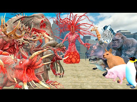 💥 EVOLUTION OF ORIGINAL ZOOCHOSIS MUTANT ANIMALS IN BIG CITY ! Garry's Mod Sandbox !