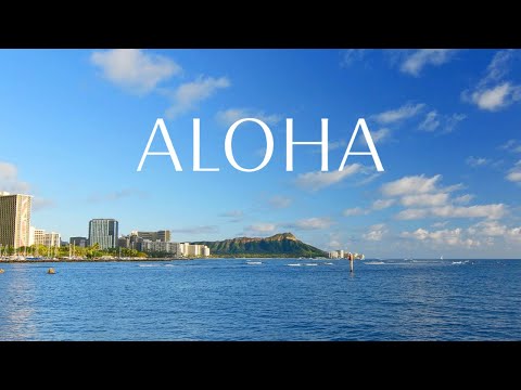 Relaxing Hawaii Ambience with Ocean Sounds (4K UHD)