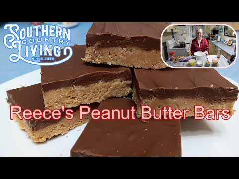 Reece's Peanut Butter Bars  ---  Yummy !!  -  Fast and Easy