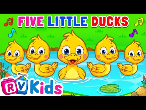 Five Little Ducks | RV AppStudios Kids Songs & Nursery Rhymes