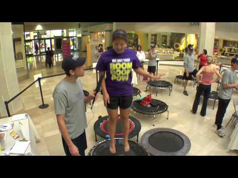 The JumpSport Fitness Trampoline - Trying it out