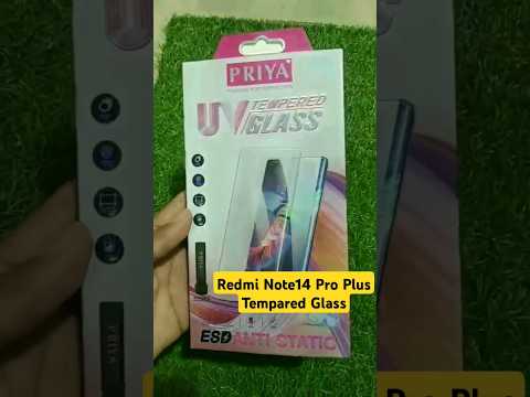 Redmi Note14 Pro Plus Tempared Glass !! Redmi Note14 Pro Plus Screen Protector Glass #short