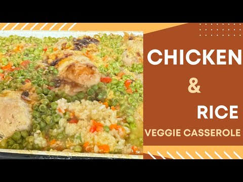 Chicken & Rice Vegetable Casserole