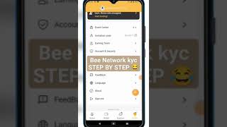 bee mining app kyc ❤️ #shorts