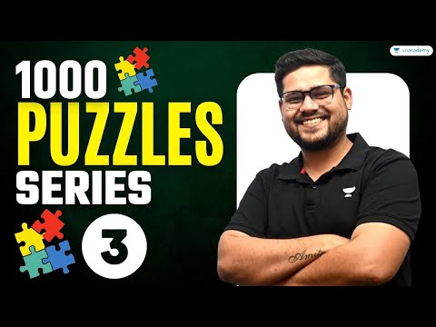 (Class-3) 1000 Puzzle Series | Reasoning For Bank Exams 2023 | Ankush Lamba | Bank Affairs