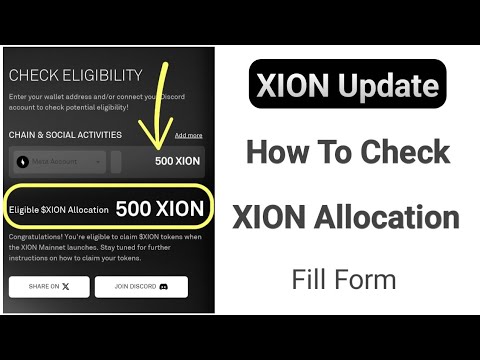 XION Allocation Check | XION Claim | XION Listing Price | XION Token Price | XION Form Link