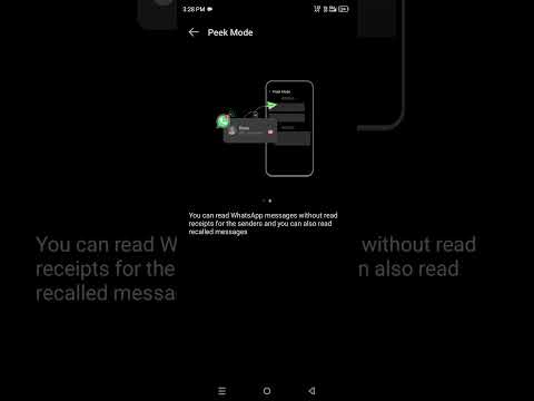 infinix gt 10 pro after android 14 update whatsapp peek mode setting change#newupdate#infinixgt10pro
