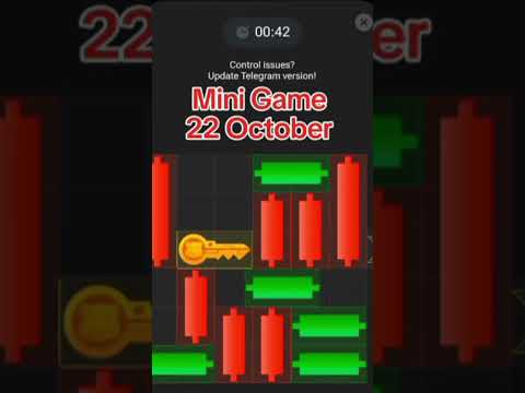 Hamster Komba today 22 October Mini Game puzzle key || daily mini game key today