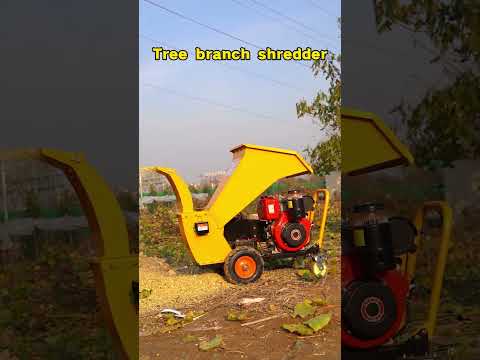 I bet you don't know about tree chippers. #agricultural #machinery#agriculture#branch#farming#nature