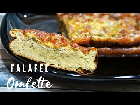 Baked Falafel Omlette || Omlette Recipe || Asheescookbook