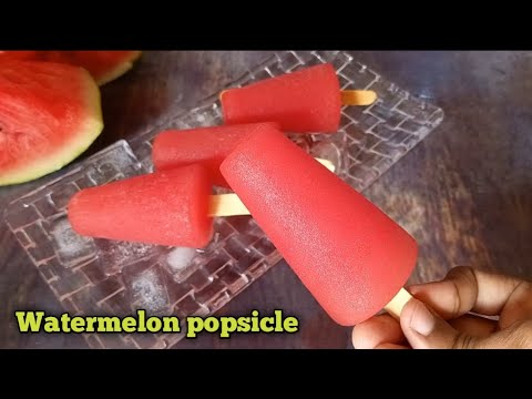 Watermelon Popsicle || Watermelon Ice Candy Recipe || Watermelon Ice Cream Recipe