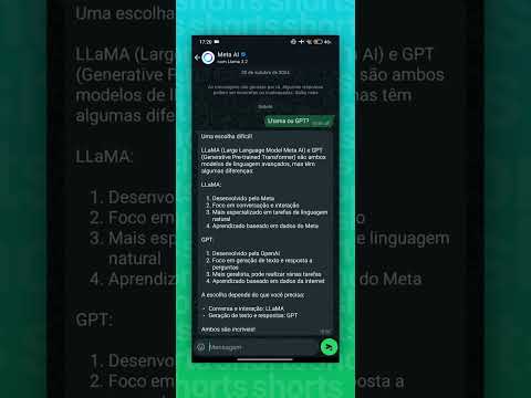 CURIOSIDADE SOBRE A META AI #WhatsApp #MetaAI #Dicas