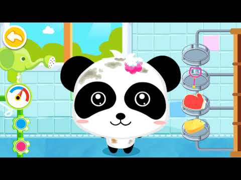 Splish Splash! Fun Bath Time with Little Baby Panda 🐼🛁 | Kids' Learning and Playtime