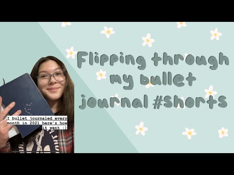 I Bullet Journaled Every Month This Year #shorts