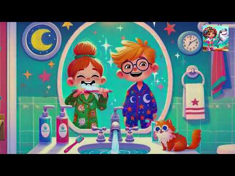 Pajama Time Song | Teddy bear's here, he's ready to sleep | Sleepy heads, let's say goodbyes