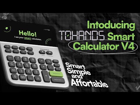 Introducing Tohands Smart Calculator V4 #smartcalculator #tohands #sharktankindia #V4calculator