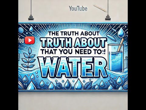 The Truth About Water That You Do Not Know!