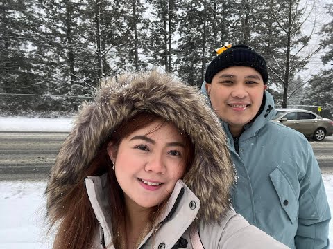 His first snow | Welcome to Canada | Vancouver British Columbia