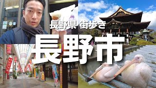 【街歩き】長野駅から善光寺周辺までさんぽ旅！長野市は美味しいグルメ溢れる街｜長野県長野市