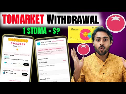 $TOMA Airdrop Withdrawal PROCESS 📌 Tomarket Listing Price