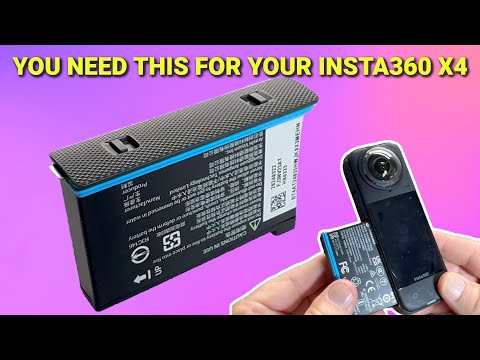 Say Goodbye to Battery Anxiety with Insta360 X4 Extra Power!