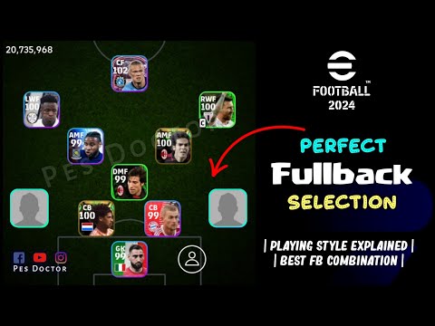 Perfect Fullback Selection Guide For Your Team in eFootball 2024 Mobile