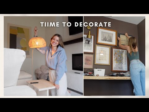 VLOG: let's start to actually decorate this home :-)