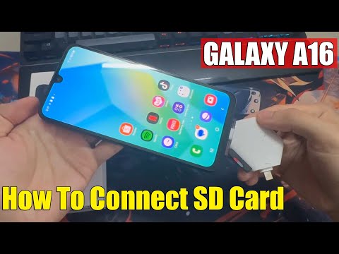 Samsung Galaxy A16 5G: How To Connect SD Card