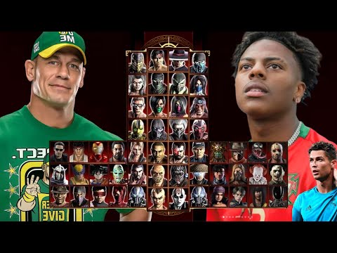 Mortal Kombat 9 - ISHOWSPEED & JOHN CENNA WWE - Expert Tag Ladder - Gameplay @(1080p) - 60ᶠᵖˢ ✔