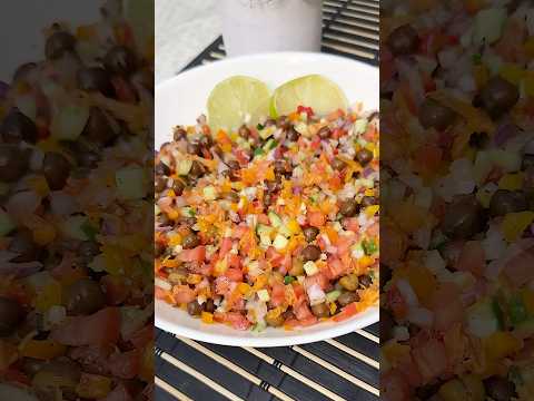 High Protein Salad | Black Chana Salad 🥗