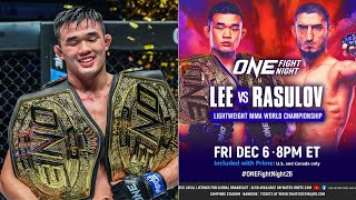 Christian Lee Headlines ONE Fight Night 26 - Alibeg Rasulov Fight Moved From ONE 169