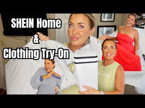 Shein Home and Shein Clothing try on | Not what I expected! | Hotmess Momma Vlogs