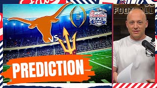 Texas vs Arizona State - Josh Pate's Peach Bowl CFP Prediction