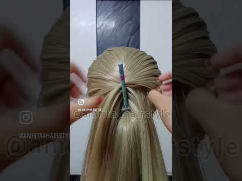 Quick hair hack for girls #hairstyletutorial #braids #shortsfeed