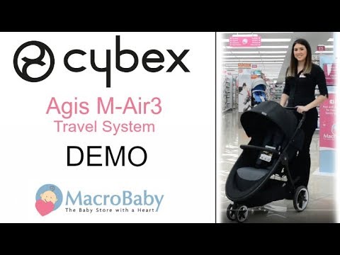 Cybex Agis M-Air3 Travel System - Stroller Demo | MacroBaby