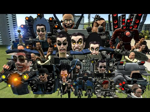 NEW UPGRADED SKIBIDI TOIELT ARMY part 3 !!! SKIBIDI TOILET IN GARRY'S MOD!