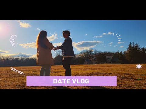 eng sub [amwf] VLOG Going on a date | Chinese restaurant | Walk in the park | International couple