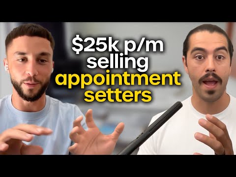 How He Makes $25,000 p/m Selling AI Appointment Setters