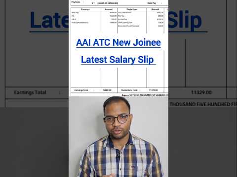 AAI ATC Salary Slip 🔥 AAI ATC JE Latest Salary Slip 2024 🔥 #aai #atc #aaiatc #atcje #atcsalary