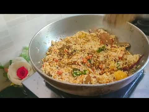 #vegpulao masala rice/ पदार्थ करण्याची पद्धत वेगळी 😋#rice masala/मुलांच्या आवडीचा😍