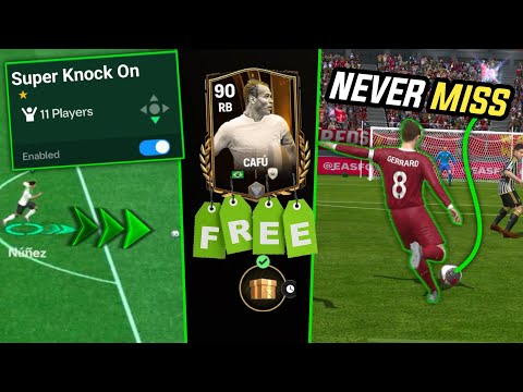 HIDDEN SKILL SUPER KNOCK ON | how to score power shot every time | how to get cafu | fc mobile