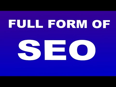 Full Form of SEO | What is SEO Full Form | SEO Abbreviation