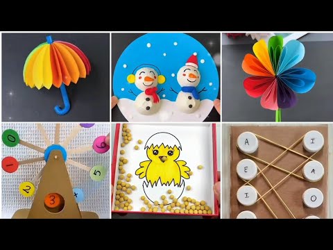 10 + Easy Handmade paper craft ideas l Creative craft ideas for kids l 5-minutes craft for kids