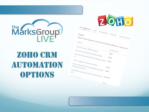 Zoho CRM Automation Options