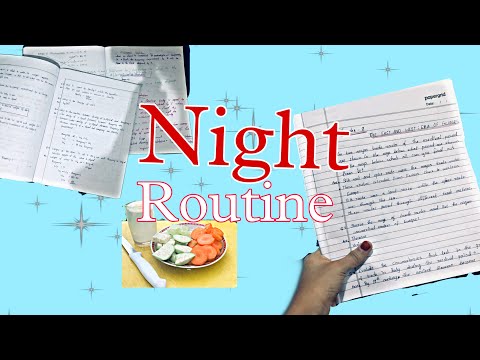 A productive night routine 🌝/study routine/My lifestyle