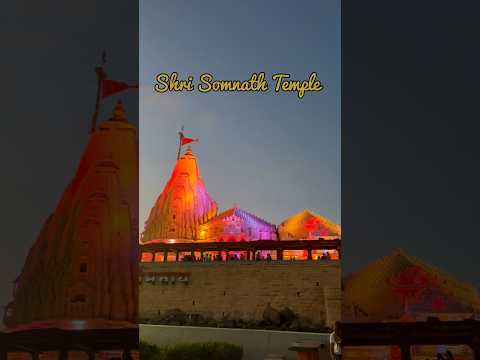 Somnath Temple Superb Light Show #shorts #youtubeshorts #trending