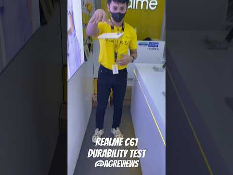 REALME C61 DURABILITY TEST #realme #QualityChampionExperience #realmeC61