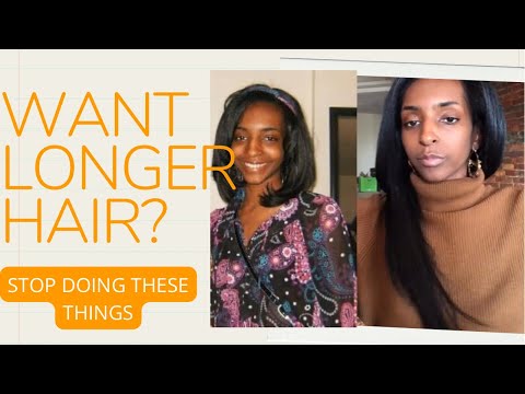 WANT LONGER HAIR? STOP DOING THIS | Natural Hair DONT’S